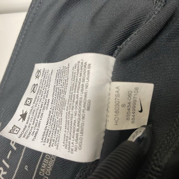 Nike Running Womens black Reflective Stretch Mesh Small Dri-fit Leggings - Picture 6 of 7